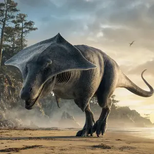 Stingray + Tyrannosaurus rex
